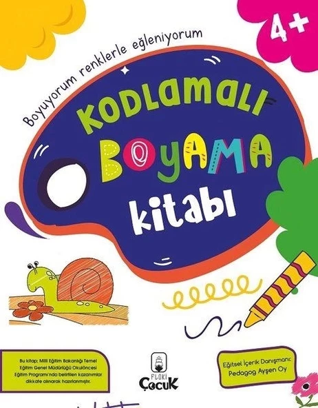 Kodlamalı Boyama Kitabı - 4+ Yaş - Resim 1