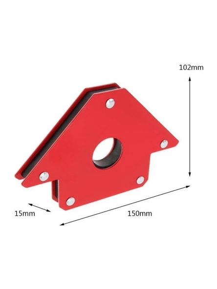 50LBS 22 KG Destekli Açılı Manyetik Kaynak Lehinleme Gönye Tutucu - 2
