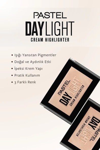 PASTEL Krem Aydınlatıcı - Daylight Cream Highlighter 11 Sunrise