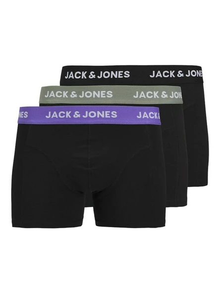 Jack Jones Caxel Solıd 3 Lü Paket Erkek Boxer 12268482 - Resim 2