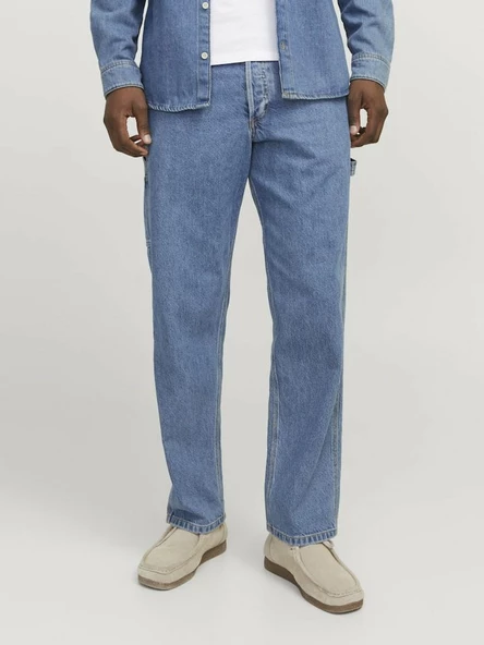 Jack Jones Eddıe Loose Fıt Erkek Jean Pantolon 12269506 - 5