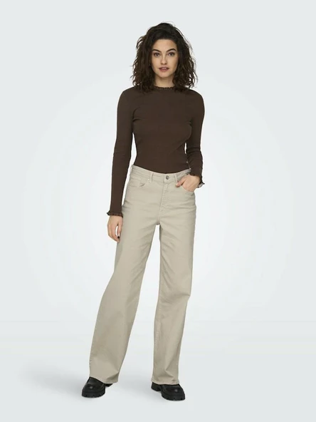 Only Juıcy Hm Wıde Leg Kadın Jean Pantolon 15288219 - 6