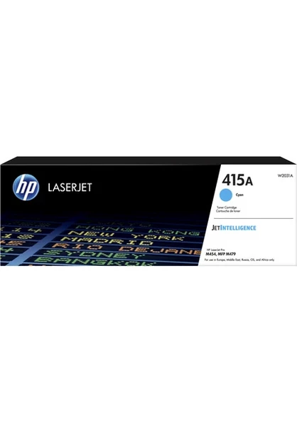 Hp W2031A (415A) Toner 2.100 Sayfa Mavi