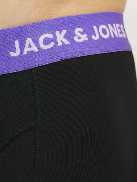 Jack Jones Caxel Solıd 3 Lü Paket Erkek Boxer 12268482 - Resim 6