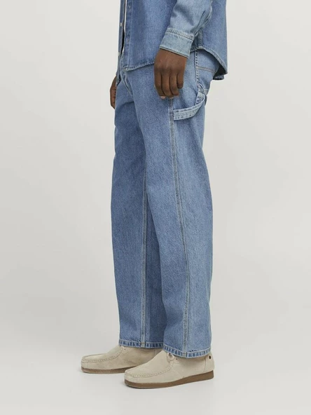 Jack Jones Eddıe Loose Fıt Erkek Jean Pantolon 12269506 - 4
