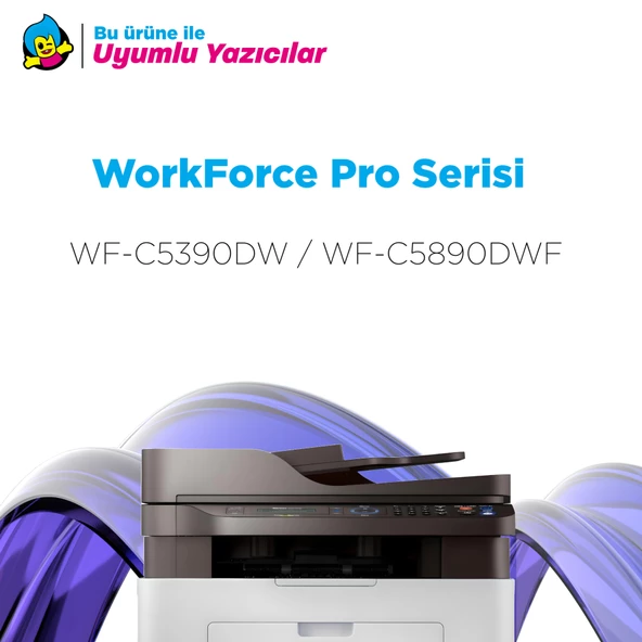 Epson T11C3 - C13T11C340 Muadil Kartuş Kırmızı / WF-C5390 / WF-C5890 - 3