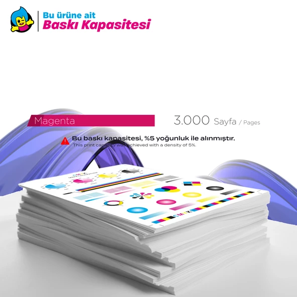 Epson T11C3 - C13T11C340 Muadil Kartuş Kırmızı / WF-C5390 / WF-C5890 - 2