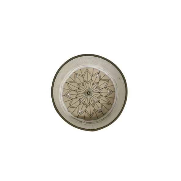Talebe Sarığı-Beyaz Kumaş-Yeşil Takke-Düz Sarım-Kuş Gözlü-5 metre - 6
