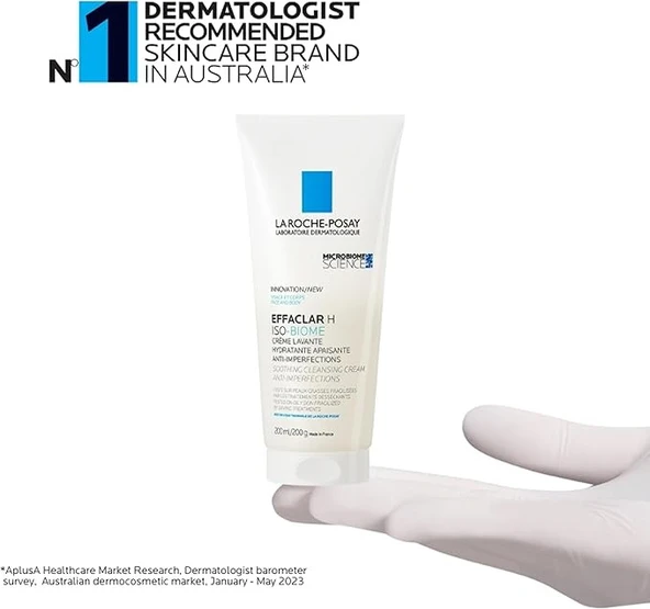 La Roche-Posay Effaclar H Isobiome Lavant Yatıştırıcı Ve Temizleyici Krem 200ml