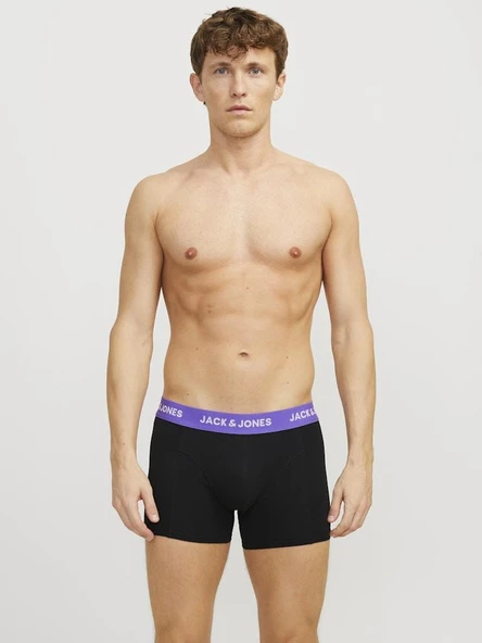 Jack Jones Caxel Solıd 3 Lü Paket Erkek Boxer 12268482 - Resim 9