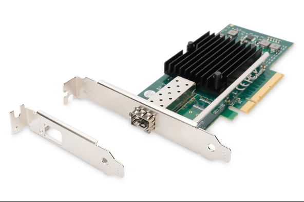 Digitus 1 Port 10G SFP PCI Express Kartı, Low profile bracket, Intel JL82599EN çip takımlı<br>Digitus Single Port 10G SFP PCI Express Kartı, Low profile bracket, Intel JL82599EN chipset