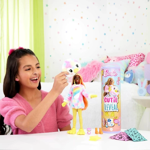 Barbie Cutie Reveal Color Dream Series - Penguin HRK40 - 5