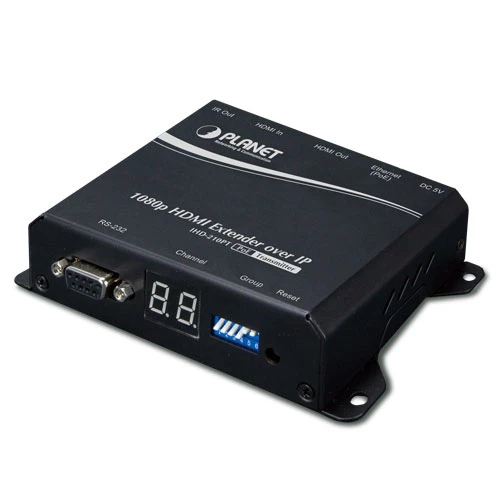 High Definition HDMI IP Sinyal Uzatma Cihazı, Verici Ünite, PoE<br>High Definition HDMI Extender Transmitter over IP with PoE