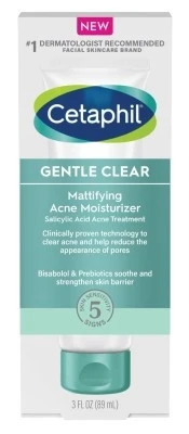 Cetaphil, Gentle Clear, Matlaştırıcı Akne Nemlendirici, 3 fl oz (89 ml)