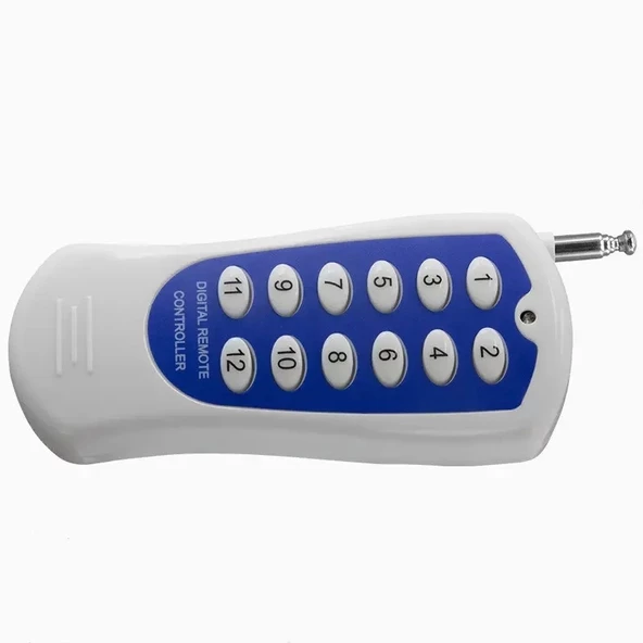 433 Mhz 12 Kanal Rf Elcik Kumanda - Resim 3