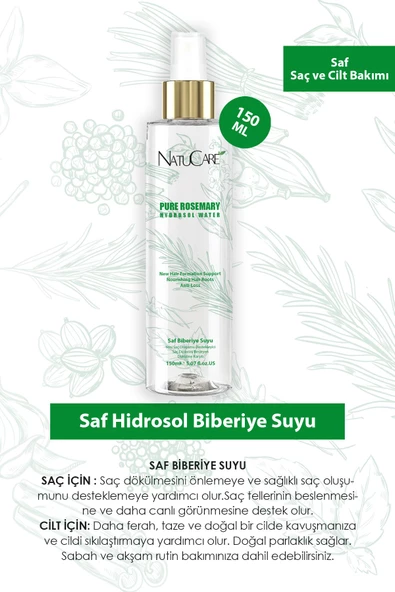 NatuCare Güçlendirici %100 Saf Biberiye Suyu 150 ML - 2