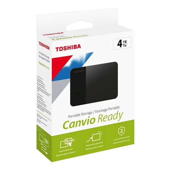 Toshiba Canvio Ready 4TB Usb 3.2 Gen1 HDTP340EK3CA - 2