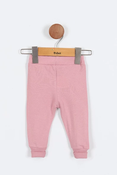 Çiçek Desenli Çıtçıtlı Kapşonlu Pamuklu Zıbın Uzun Kol Kız Bebek 3'lü Takım Alt Üst Kız Bebek Takım - 7