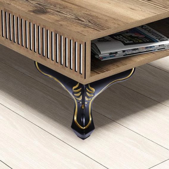 Mobilya Kanepe Masa Puf Sehpa Ayağı Baza Ayakları Siyah 14 Cm (4 ADET) - Resim 5