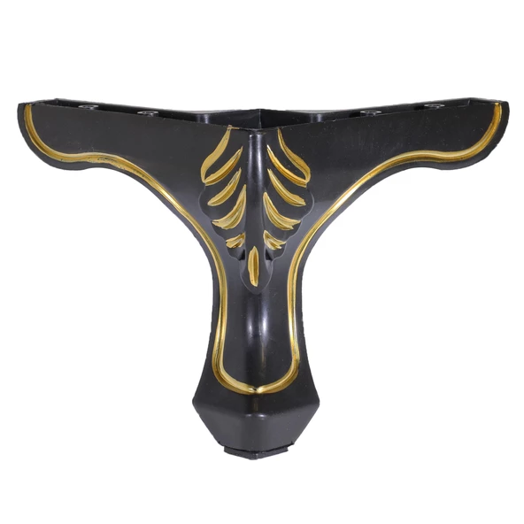 Mobilya Kanepe Masa Puf Sehpa Ayağı Baza Ayakları Siyah 14 Cm (4 ADET) - Resim 2