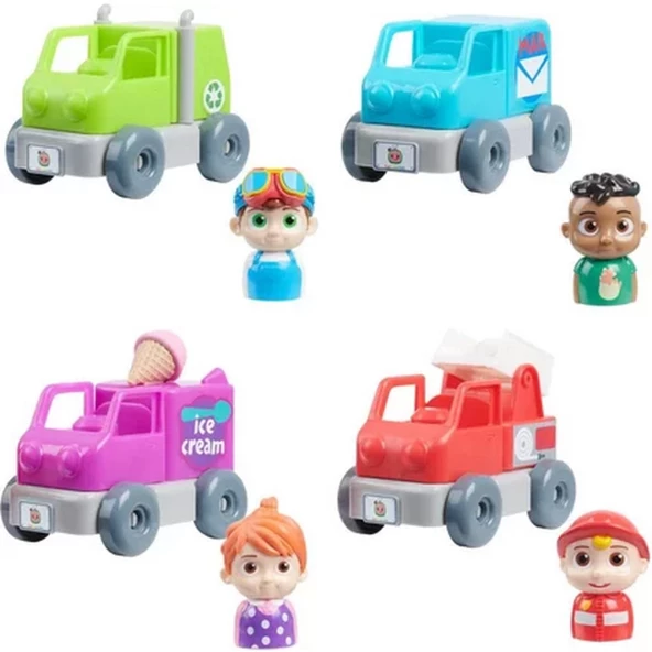 Nessiworld Cocomelon Araçlı Figür 13 cm - 1