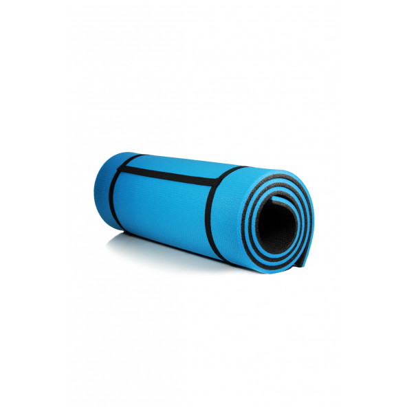Pilates Minderi Yoga Mat Fitness Egzersiz Minderi Mavi Siyah