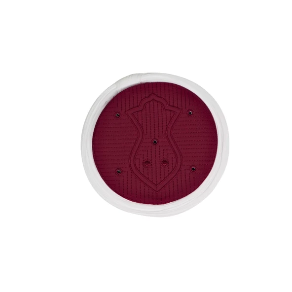 SARIKHANE Talebe Sarığı-Beyaz Kumaş-Bordo Takke-Düz Sarım-Nali Şerif-5 metre - 3