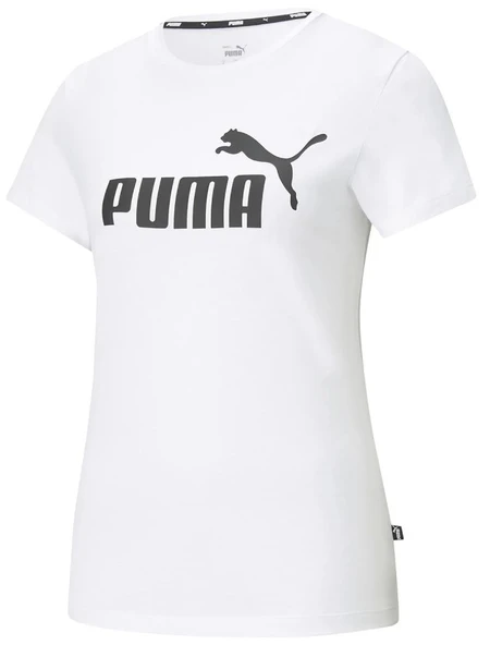 Puma 586774 Ess Logo Tee Tişort Kadın Tişört - 5