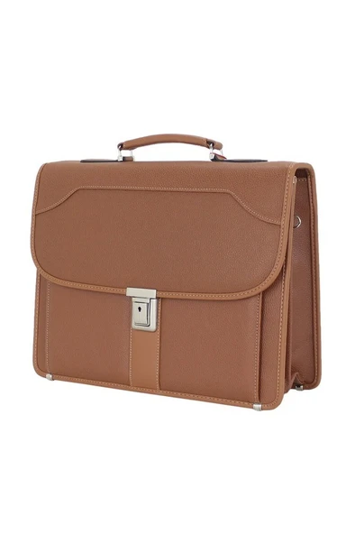 Case Club Erkek El Çantası 15.6'İnç Laptop Evrak Çantası Omuz Askılı - 7