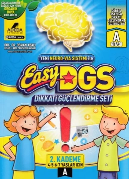 EASY Dikkati Güçlendirme Seti 4-7 yaş A Kitapçığı
