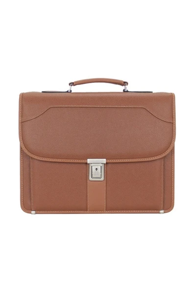 Case Club Erkek El Çantası 15.6'İnç Laptop Evrak Çantası Omuz Askılı - 3