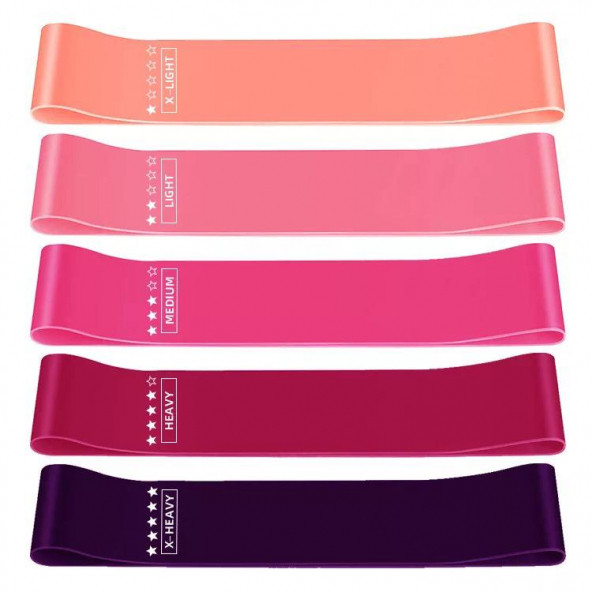 Leyaton Aerobik Band Pilates Plates Yoga Fitness Squat Çalışma Lastiği Latex Egzersiz - 2