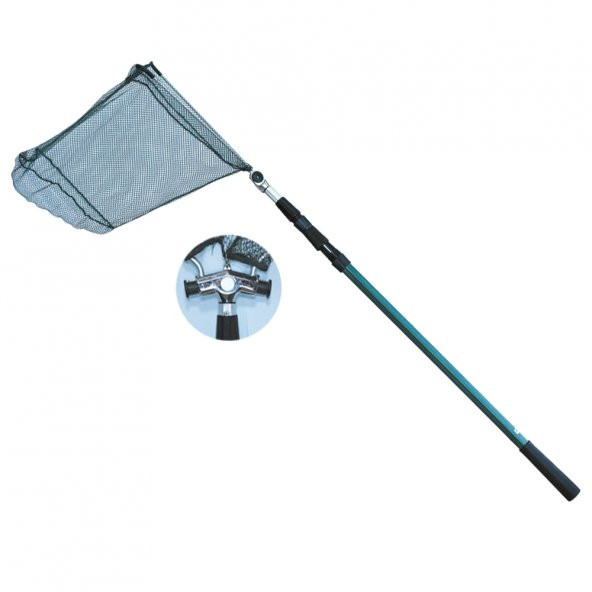 Effe Üçgen İnce Gözlü Metal Balıkçı Kepçesi 60x60 HG256