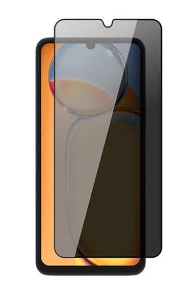 Xiaomi Redmi 13C Uyumlu Tam Kaplayan Hayalet Cam Siyah Karartma Ekran Koruyucu Cam Anti-Static Özellikli Siyah Çerçeveli ürün görseli