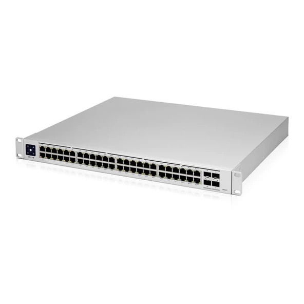 UBNT USW-PRO-48-POE 48 PORT GIGABIT + 4X10GB SFP UPLINK 600W POE YÖNETİLEBİLİR RACKMOUNT SWITCH