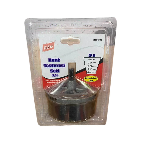 Knisaw KS51595 Buat Testere Panç SETİ 1.5'' 5'Lİ