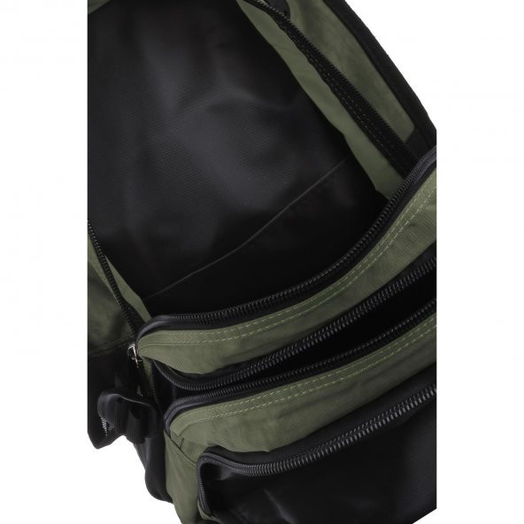 Relaxion 2227 Haki Su Geçirmez Astarlı Kumaş Sırt Çantası - 4