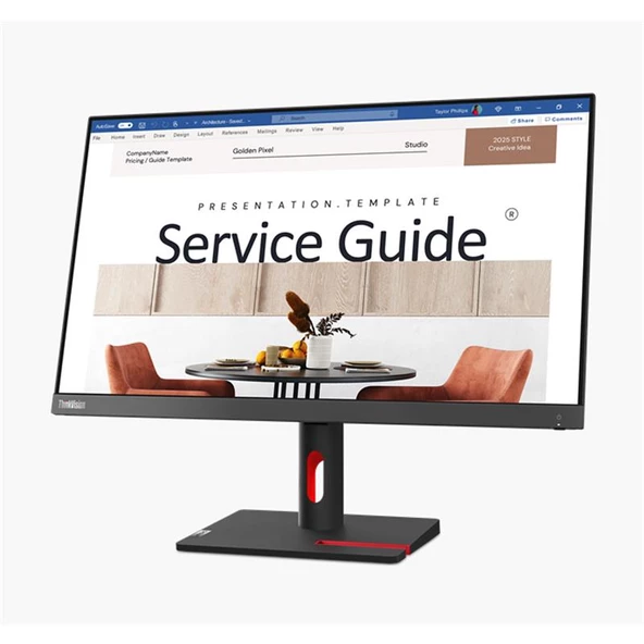 LENOVO 23.8 THINKVISION 63DEKAT3TK 6MS 100HZ HDMI+VGA LED MONITOR - 2