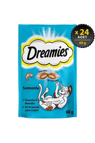 Dreamies Somonlu Kedi Ödül Maması 24x60gr