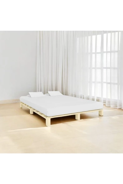 Pinoxi Ahşap Platform Karyola 160x200 Cm