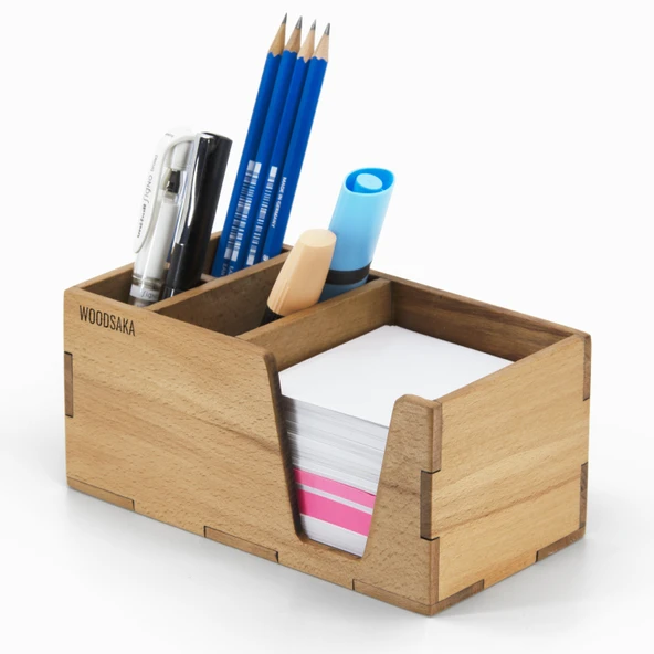 Woodsaka - Kayın Masaüstü Organizer - 2