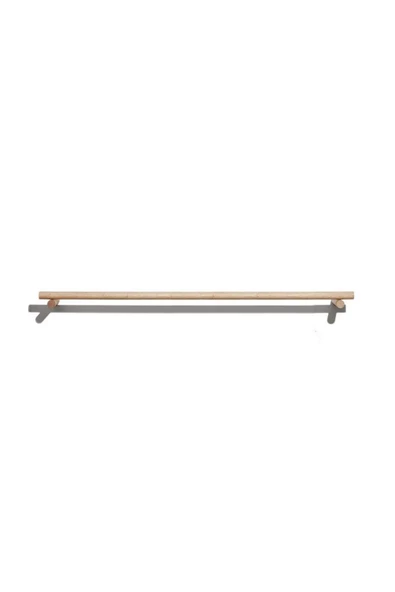 Pinoxi 150Cm Masif Ahşap Perde Askısı Rustik Ahşap Boru 150 Cm - 5