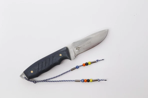 FreeCamp Robin Mikarta Saplı Tactical Bıçak-LACİVERT - 2