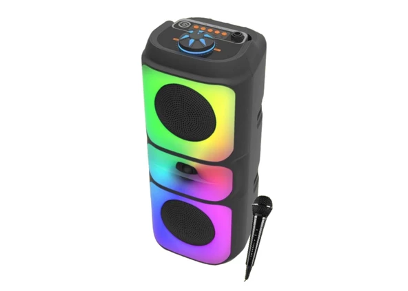 Platoon PL-4626 BT/SD/USB/AUX Işıklı Bluetooth Speaker (MS-3637BT) - 3