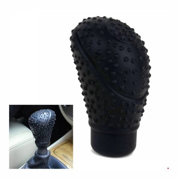 CARUB VitesTopuz Kılıfı Silikon Oval Masajlı Siyah - 3