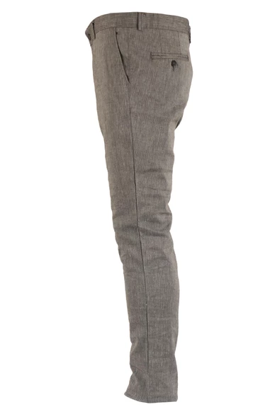 Erkek Yıkamalı Pantolon Slim Fit - 3