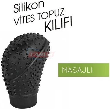 CARUB VitesTopuz Kılıfı Silikon Oval Masajlı Siyah - 2
