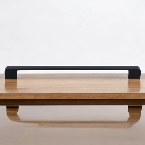 10 Adet Radus 256 mm - 25.6 cm Siyah Metal Mobilya Çekmece Mutfak Dolabı Dolap Kulpları Kulbu Kulpu - 5