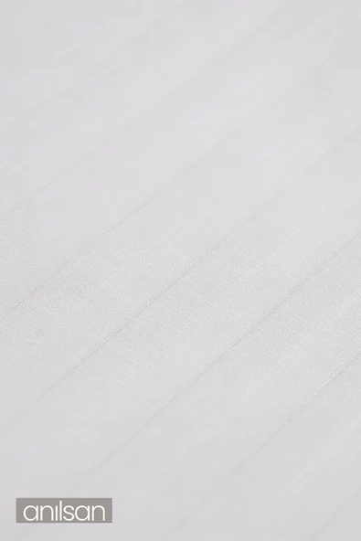 Çizgili Saten Lastiksiz Çarşaf %100 Pamuk Tek / Çift Kişilik 83tel - 2