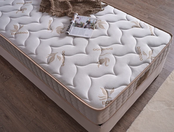 Yatakcım Bonita Baza + Başlık + Yatak Set (3 lü set) Bej - 3